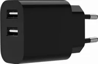 Ładowarki do telefonów - Gembird 2xUSB-A 5V 2.4 A czarna - miniaturka - grafika 1