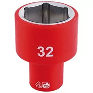 Suwmiarki i mikrometry - DRAPER 32mm vde 1/2" insul socket - miniaturka - grafika 1