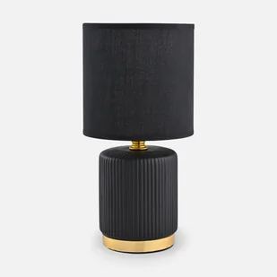 Lampa stołowa z ryflowaną podstawą HS8720-BL z serii STOŁOWA - Lampy stojące - miniaturka - grafika 1