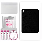 Akcesoria do tabletów i e-booków - folia naklejka skórka strukturalna na TYŁ do Apple iPad 2022 - Czarny Pastel Matowy Chropowaty Baranek - apgo SKINS - miniaturka - grafika 1