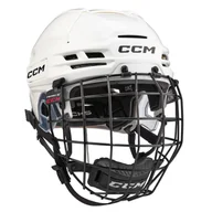 Hokej - Kask hokejowy CCM Tacks 720 Combo White Senior S - miniaturka - grafika 1
