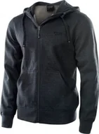 Bluzy męskie - Męska Bluza Hi-tec Silian II Sportowa z Kapturem Ciepła Rozpinana XXL - miniaturka - grafika 1
