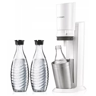 Saturator SodaStream Crystal 2.0 Biały 2 karafki - Saturatory - miniaturka - grafika 1