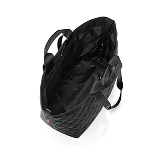 Reisenthel classic shopper XL rhombus black – przestronna torba na zakupy i elegancka torebka w jednym, z wodoodpornego materiału - Torebki damskie - miniaturka - grafika 1