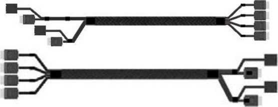 Intel Intel Cable Kit SlimSAS Cable Riser/Retimers to Backplane Kit CYPCBLSLRTKIT