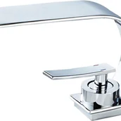 Baterie umywalkowe - Bateria łazienkowa, bateria umywalkowa, bateria umywalkowa, bateria umywalkowa z przyłączem ciepłej i zimnej wody 3/8" - chrom - miniaturka - grafika 1