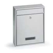 Skrzynki na listy - B2B Partner Skrzynka pocztowa, srebrna BK.240.S - miniaturka - grafika 1