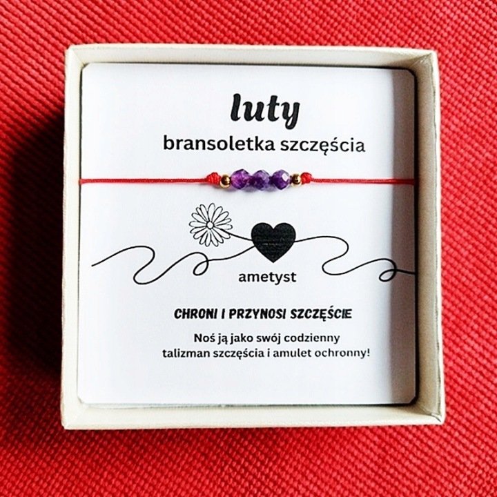 Bransoletka z Ametystem – Kamień Urodzinowy Luty/GiovanniDivine