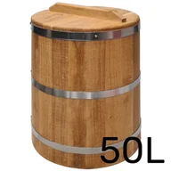 Beczki - Beczka drewniana dębowa do kiszenia 50l - miniaturka - grafika 1