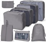 Akcesoria podróżnicze - Organizer 42 x 33 x 12 cm szary - miniaturka - grafika 1