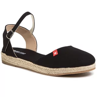 Espadryle damskie - Big Star Espadryle FF274526 Black - grafika 1