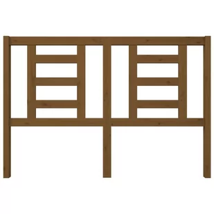 Lumarko Wezgłowie łóżka, miodowy brąz, 146x4x100 cm, drewno sosnowe - Inne meble do sypialni - miniaturka - grafika 4