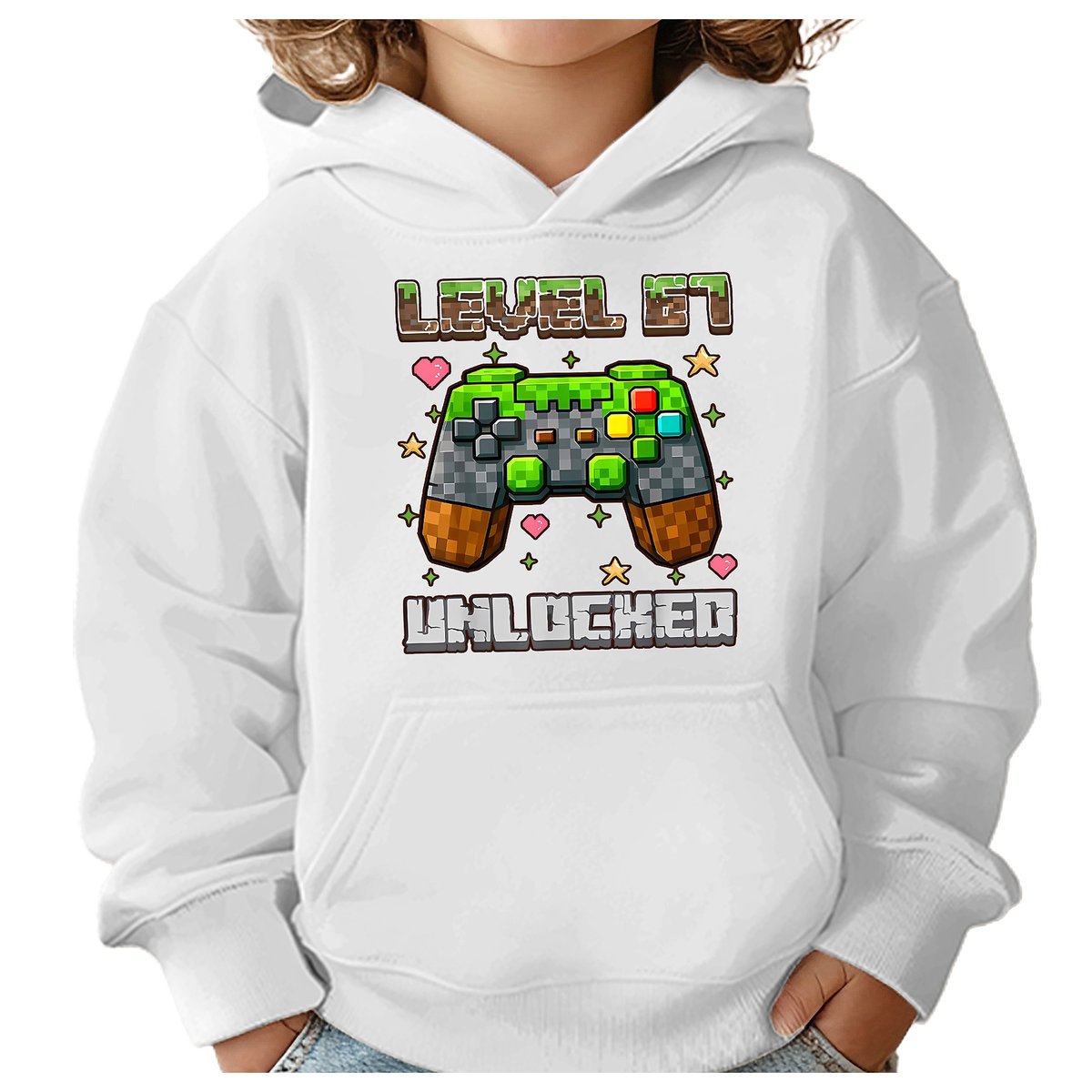 BLUZA DZIECIĘCA Z KAPTUREM 67 SIX SEVEN VIRAL 122-128 DLA DZIECKA PREZENT