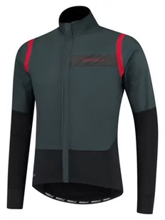 Męska Kurtka Rowerowa Rogelli Winterjacket  Infinite | Grey/Black/Red - Rozmiar M - Kurtki męskie - miniaturka - grafika 1