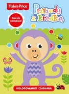 Książki edukacyjne - Olesiejuk Sp. z o.o. praca zbiorowa Fisher Price Przygody z kredką - miniaturka - grafika 1