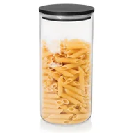 Pojemniki kuchenne - Pojemnik szklany na produkty sypkie suche z pokrywką i uszczelką 980 ml ORION 127579 - miniaturka - grafika 1