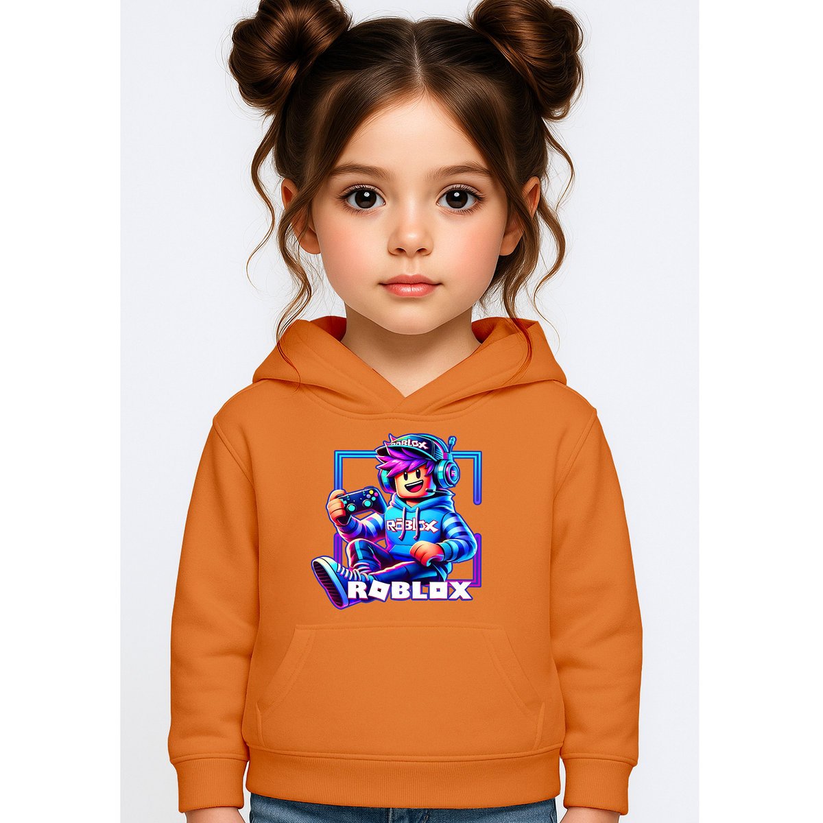 BLUZA DZIECIĘCA Z KAPTUREM ROBLOX GRACZ 122-128 DLA DZIECKA PREZENT