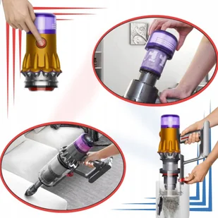 2x FILTR POWIETRZA ZMYWALNY DO DYSON V12 V12 Absolute Detect Slim Total - Filtry do odkurzaczy - miniaturka - grafika 1