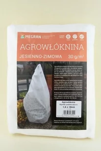 Megran Agrowłóknina 30g/m2 jesienno-zimowa 1,60mx10 mb 101134 - Pozostałe akcesoria do uprawy roślin - miniaturka - grafika 1