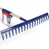 Grabie i motyki - Grabie Metalowe Utwardzane Z Trzonkiem 18 Zębów - miniaturka - grafika 1