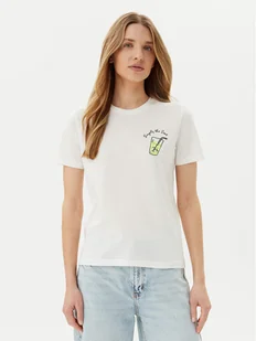 ONLY T-Shirt Kita 15349150 Biały Regular Fit - Koszulki i topy damskie - miniaturka - grafika 1