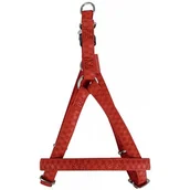 Szelki dla psów - Zolux Szelki regulowane Mac Leather 20mm Czerwone [522060RO] 6307 - miniaturka - grafika 1
