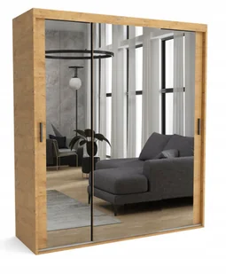 Szafa przesuwna na wymiar MAT 10 szerokość 180 cm - Szafy - miniaturka - grafika 1