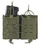 Nerki - Mil-Tec Ładownica Podwójna na Magazynek Pistoletowy Open Top Flex Oliwkowy - miniaturka - grafika 1