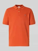 Koszulki męskie - Koszulka polo z wyhaftowanym logo - miniaturka - grafika 1