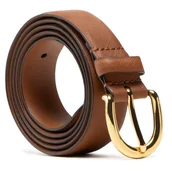 Paski - Pasek Damski Lauren Ralph Lauren Charm Classc 412802952005 Brązowy - miniaturka - grafika 1