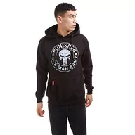 Bluzy męskie - Marvel Męska bluza z kapturem One Man Army, czarny, XXL - miniaturka - grafika 1