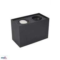 Lampy sufitowe - Downlight Ortal Regulowana 182X96 2XGU10 Max. 2x50W Czarna - miniaturka - grafika 1