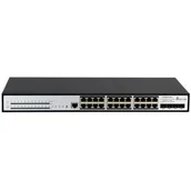 Akcesoria do monitoringu - EXTRALINK CHIRON PRO 24 GE PORTS POE 802.3AF/AT MANAGED SWITCH, POWER 370W, 4X 10GE/GE SFP+ - miniaturka - grafika 1