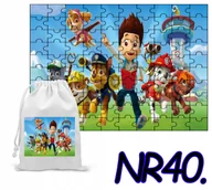 Puzzle - PUZZLE 120 EL.UKŁADANKA PREZENT PSI PATROL PIESKI + WORECZEK Z NADRUKIEM - miniaturka - grafika 1