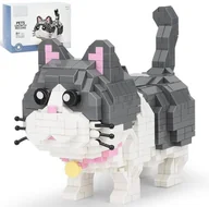 Klocki - Klocki konstrukcyjne mini budowlane cegiełki model figurka DIY kot 673el 3D - miniaturka - grafika 1