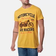 Koszulki męskie - Koszulka męska HOPENLIFE Born, Musztarda, M - miniaturka - grafika 1