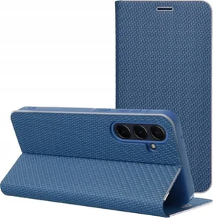 Kabura LUNA Book Carbon do XIAOMI Redmi Note 14 5G niebieski - Etui i futerały do telefonów - miniaturka - grafika 1
