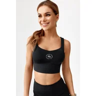 Koszulki sportowe damskie - Stanik top sportowy treningowy szybkoschnący Rough Radical Sports Bra Hamptons - miniaturka - grafika 1