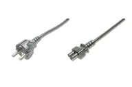 Kable komputerowe i do monitorów - Assmann Kabel zasilający Schuko prosty/IEC C5, M/Ż 0,75 m (AK-440115-008-S) - miniaturka - grafika 1