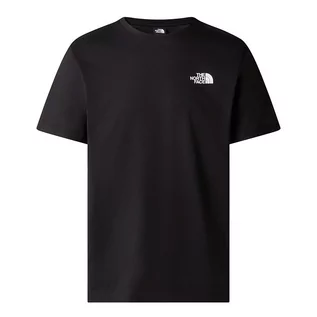 Koszulki sportowe męskie - Koszulka The North Face Redbox 0A87NPJK31 - czarna - grafika 1