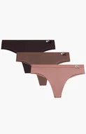 Majtki damskie - 3-pack figi damskie brazil 3CLP-005-WIN/CAPC/BEZ, Kolor brązowo-różowy, Rozmiar S, ATLANTIC - Primodo.com - miniaturka - grafika 1