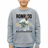 Moda i Uroda OUTLET - Bluza Szara Dziecięca Prezent Dla Fana Piłki Nożnej Ronaldo Wzory 164 - miniaturka - grafika 1