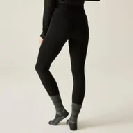 Legginsy - Regatta Legginsy damskie ocieplane Thermal Stretch Czarny - miniaturka - grafika 1