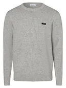 Swetry męskie - Calvin Klein - Sweter męski, szary - miniaturka - grafika 1