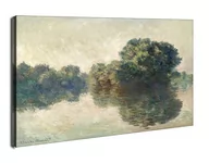 Obrazy i zdjęcia na płótnie - The Seine at Giverny, Claude Monet - obraz na płótnie Wymiar do wyboru: 40x30 cm - miniaturka - grafika 1