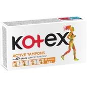 Tampony - Kotex KOTEX Tampony Active Normal 16 szt.) - miniaturka - grafika 1