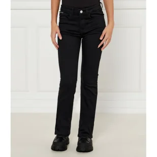 CALVIN KLEIN JEANS Jeansy flare fit - Spodnie sportowe damskie - miniaturka - grafika 1
