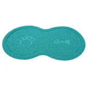 Pozostałe akcesoria dla kotów - Mata pod miskę dla psa/kota turkusowa - miniaturka - grafika 1