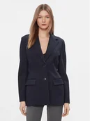 Marynarki i żakiety damskie - Tommy Hilfiger Marynarka WW0WW40341 Granatowy Slim Fit - miniaturka - grafika 1