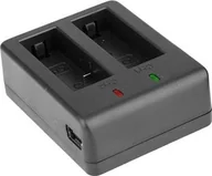 Ładowarki do aparatów dedykowane - Ładowarka do aparatu SJCAM Podwójna ładowarka EKEN SJCAM - miniaturka - grafika 1